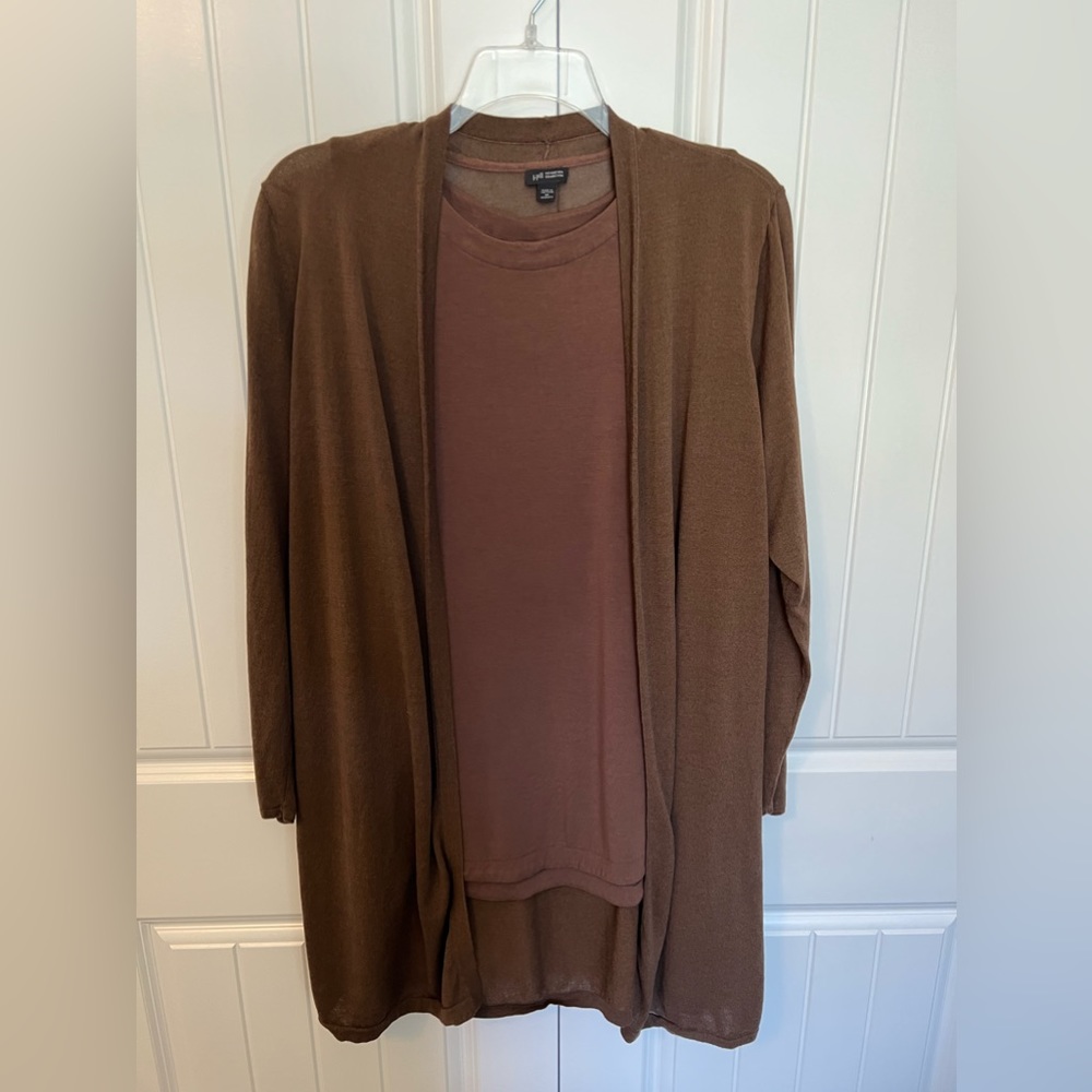 J Jill Wearever Collection Set!!! Brown. 2X.